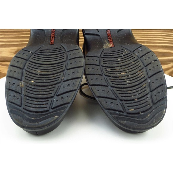 Streetcars Women Size‎ 7.5 M Black Work Leather Metro - Picture 8 of 9